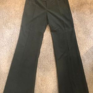 Halogen Wide Leg Forest Grn Brushed Courduroy Pant